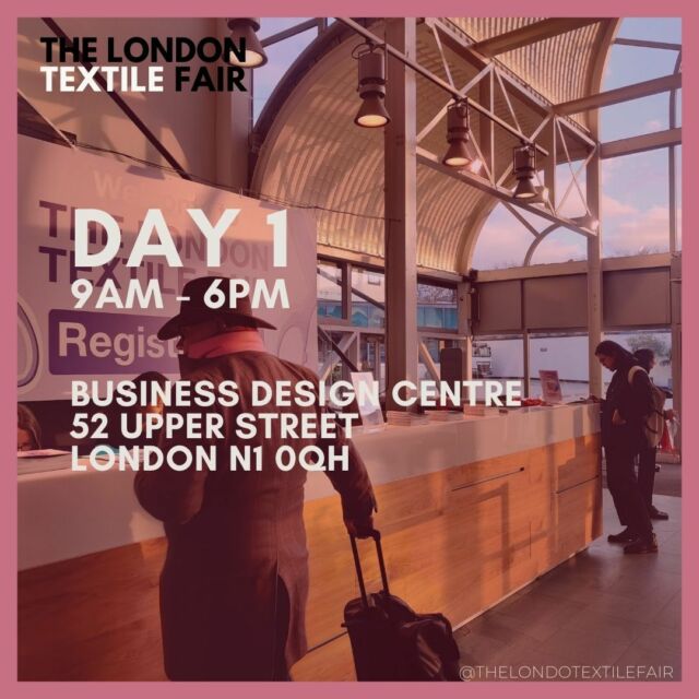 TLTF DAY 1: Doors are open at the Business Design Centre today and tomorrow 9am - 6pm

Get your free visitor ticket 
www.thelondontextilefair.co.uk

#TLTF #SS25 #Fashionfabrics #Apparelaccessories #Vintage #printdesign